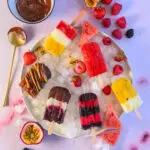 Selbst gemachte Popsicles